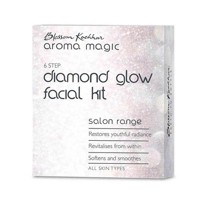 Aroma Magic Diamond Glow Facial Kit – Single Use | 7-Step Facial for Radiant, Glowing Skin