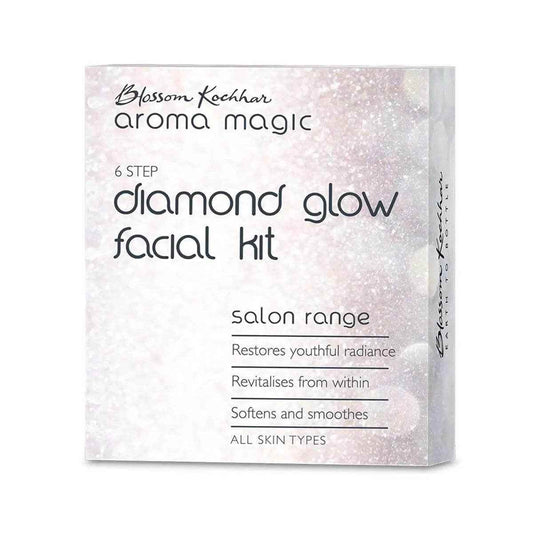 Aroma Magic Diamond Glow Facial Kit – Single Use | 7-Step Facial for Radiant, Glowing Skin