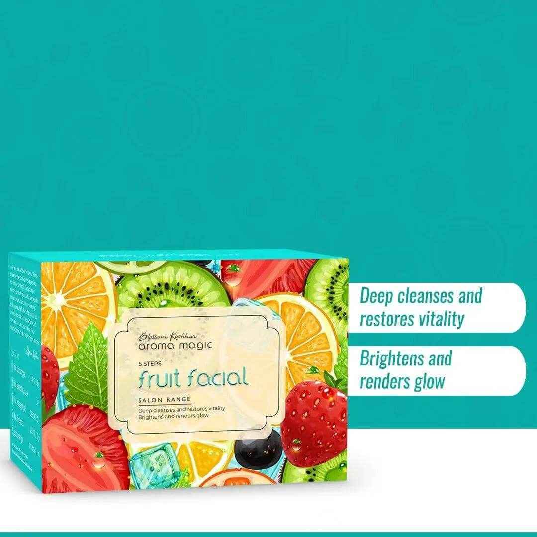 aroma magic fruit facial kit – deep cleanses, brightens & restores skin vitality