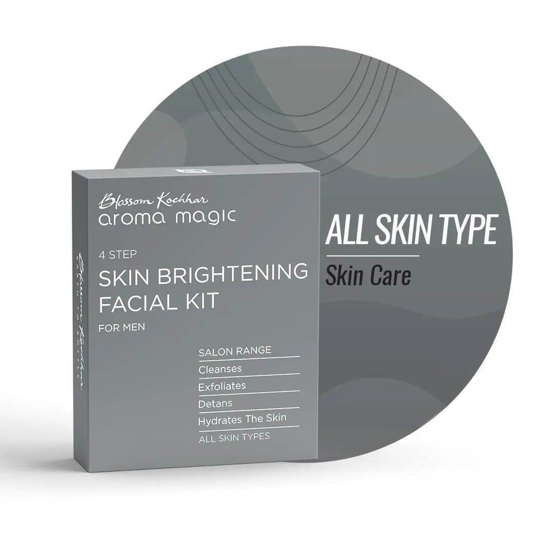 Aroma Magic Skin Brightening Facial Kit for Men | 4-Step Salon Range