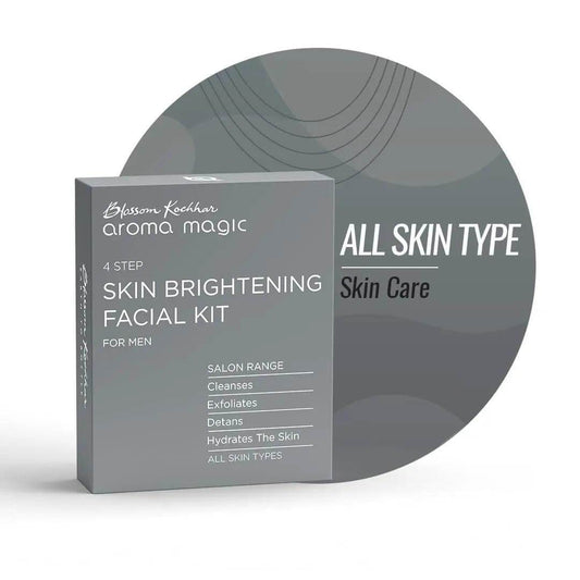 Aroma Magic Skin Brightening Facial Kit for Men | 4-Step Salon Range
