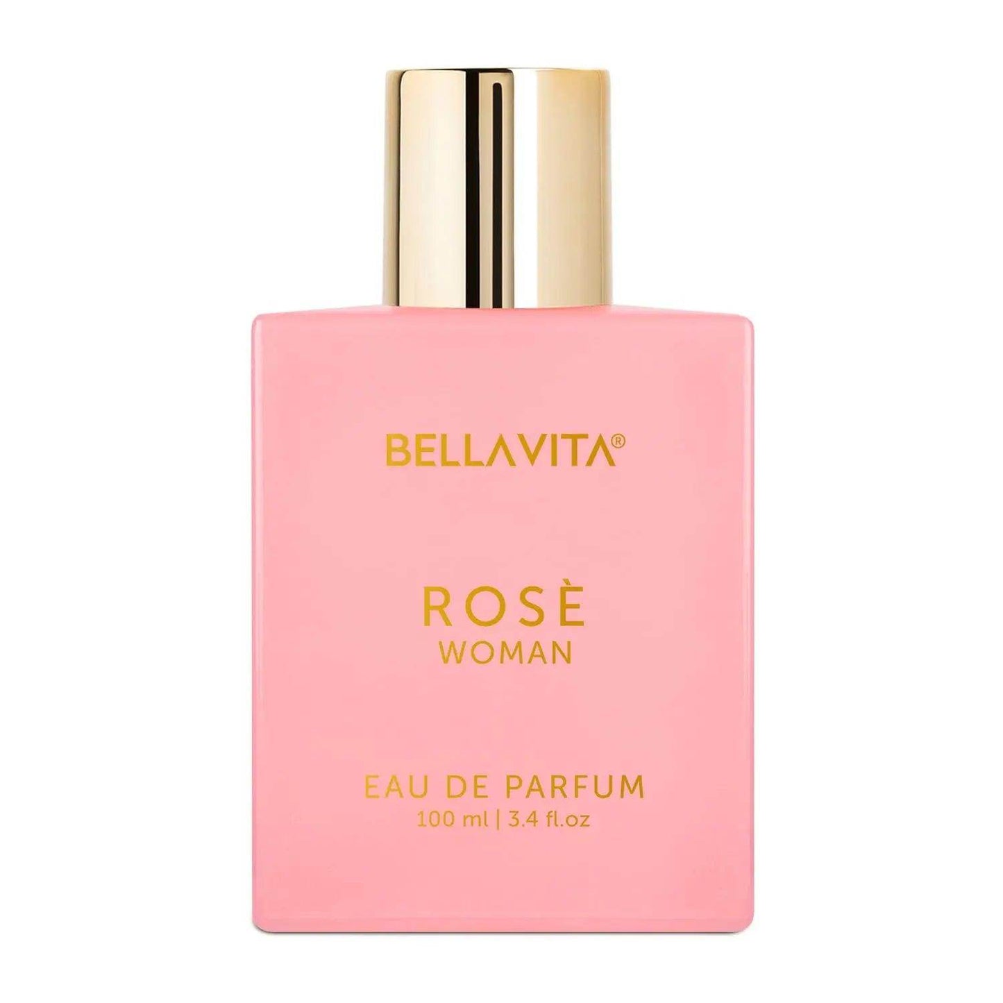 bellavita rose women's perfume - everyday wear fragrance, 100ml
