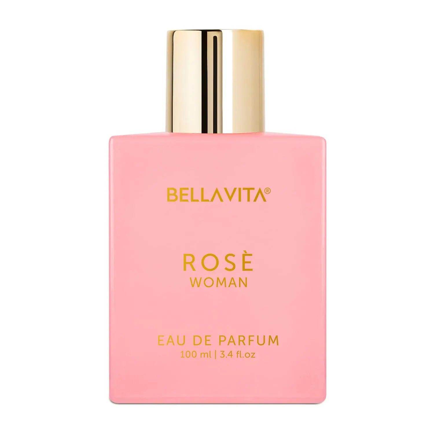Bellavita Rose Women's Perfume - Everyday Wear Fragrance, 100ml