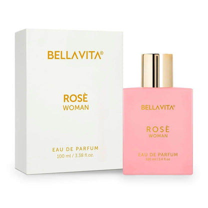 Bellavita Rose Women's Perfume - Everyday Wear Fragrance, 100ml