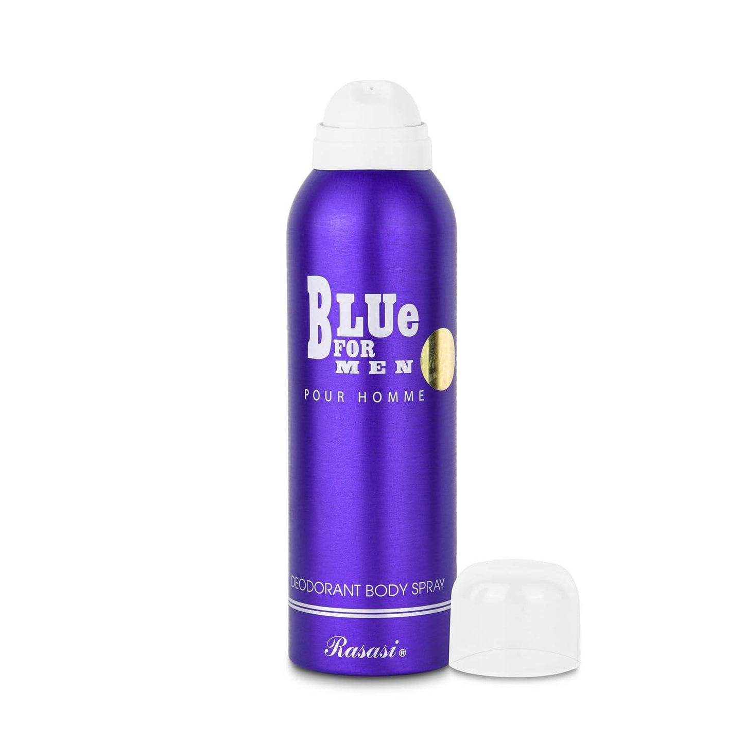 blue 4 men deodorant spray by rasasi - 200ml, for men, fresh fragrance