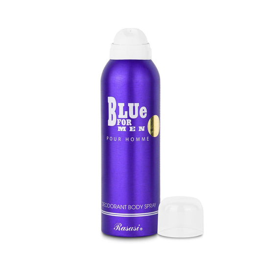 Blue 4 Men Deodorant Spray by Rasasi - 200ml, For Men, Fresh Fragrance