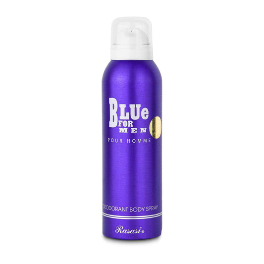 Blue 4 Men Deodorant Spray by Rasasi - 200ml, For Men, Fresh Fragrance