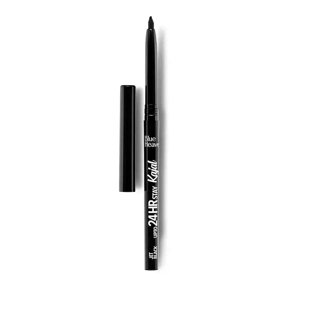 blue heaven 24hr stay matte pencil kajal – black, waterproof, smudge-proof, 0.30gm