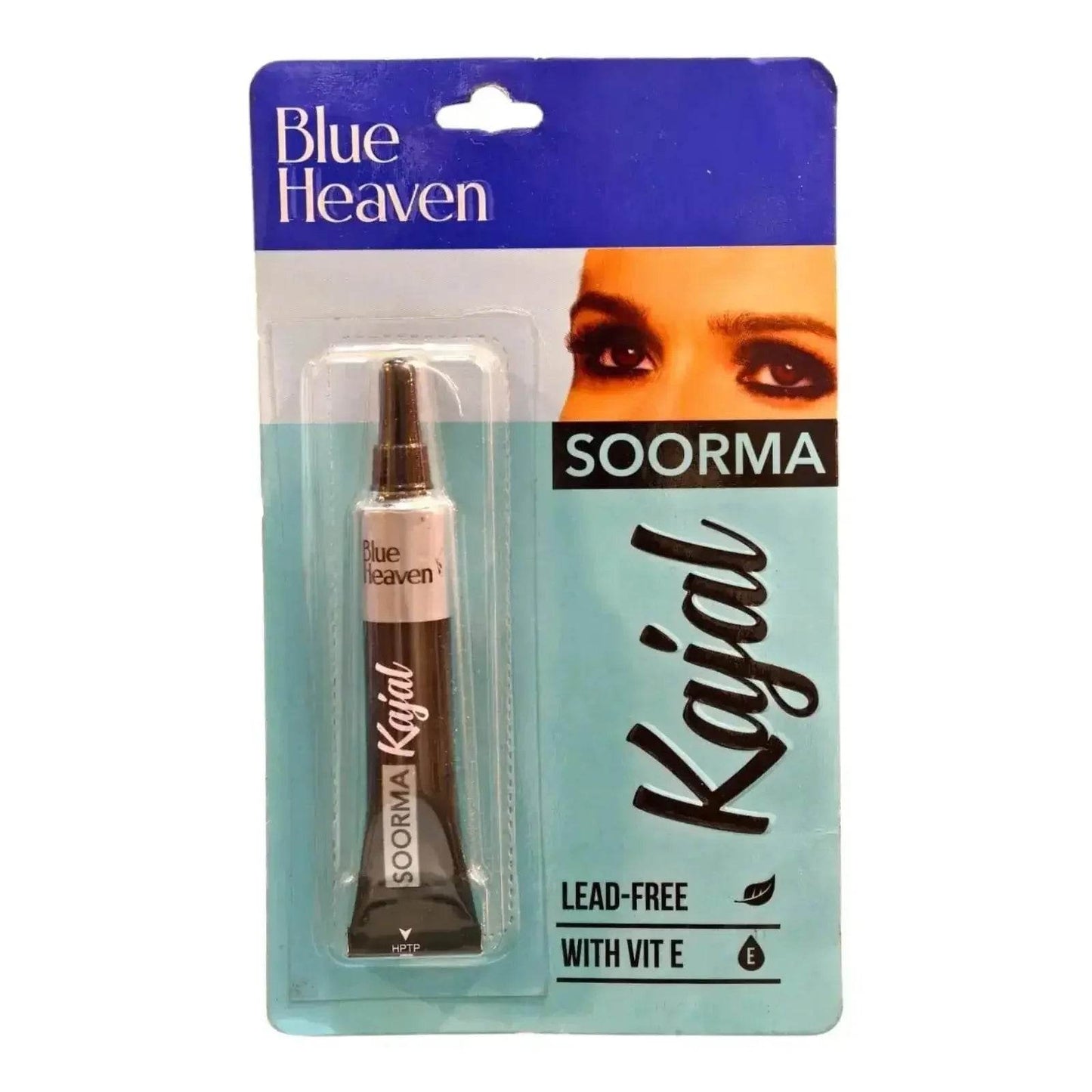 blue heaven soorma kajal | lead-free | enriched with vitamin e | long-lasting & smudge-proof