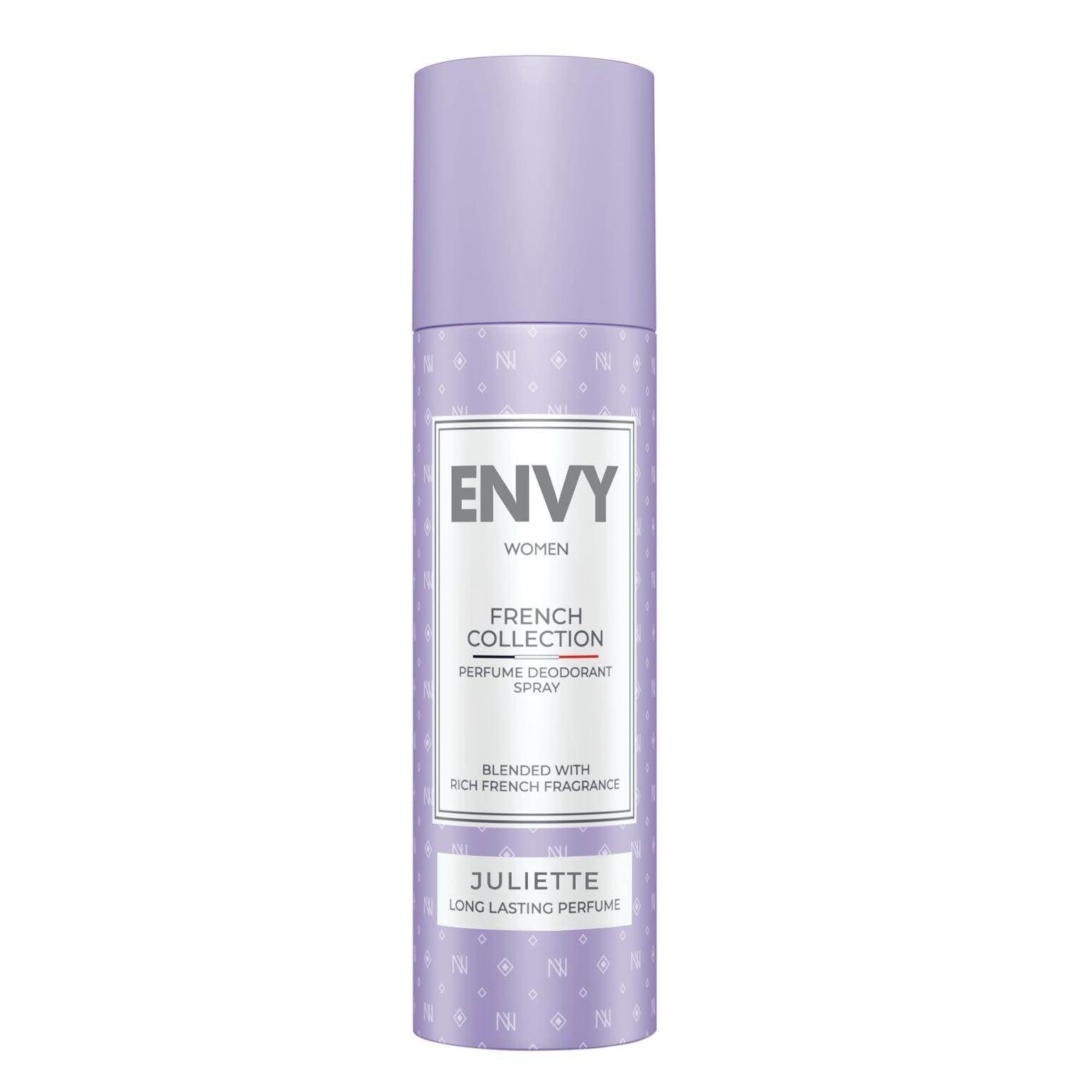 ENVY Juliette French Collection Perfume Deodorant Spray - 120ml, Luxury Fragrance for Women