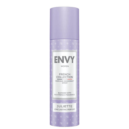 ENVY Juliette French Collection Perfume Deodorant Spray - 120ml, Luxury Fragrance for Women