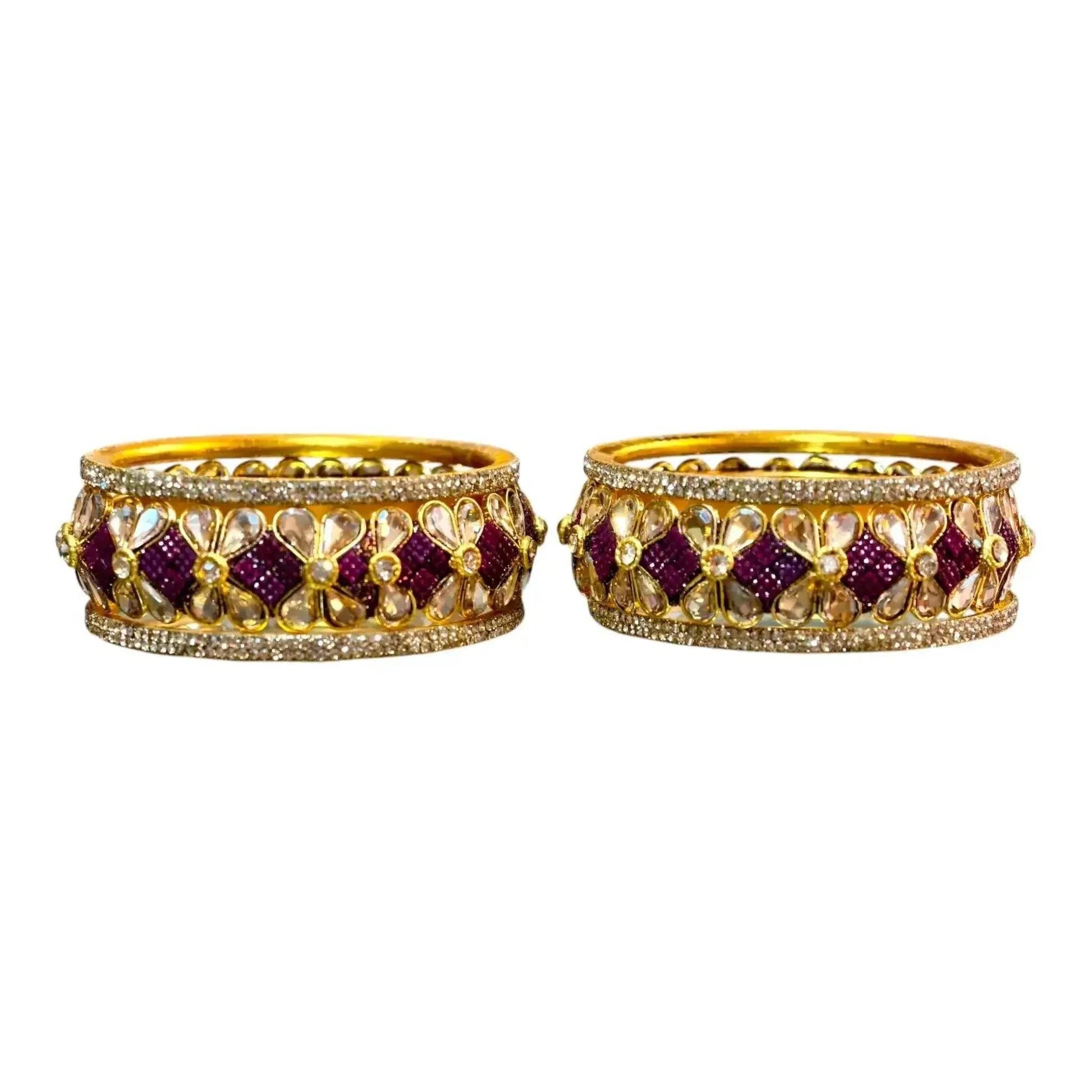 Exquisite Green Designer Bangles with Stonework – Elegant Floral Design for Special Occasions