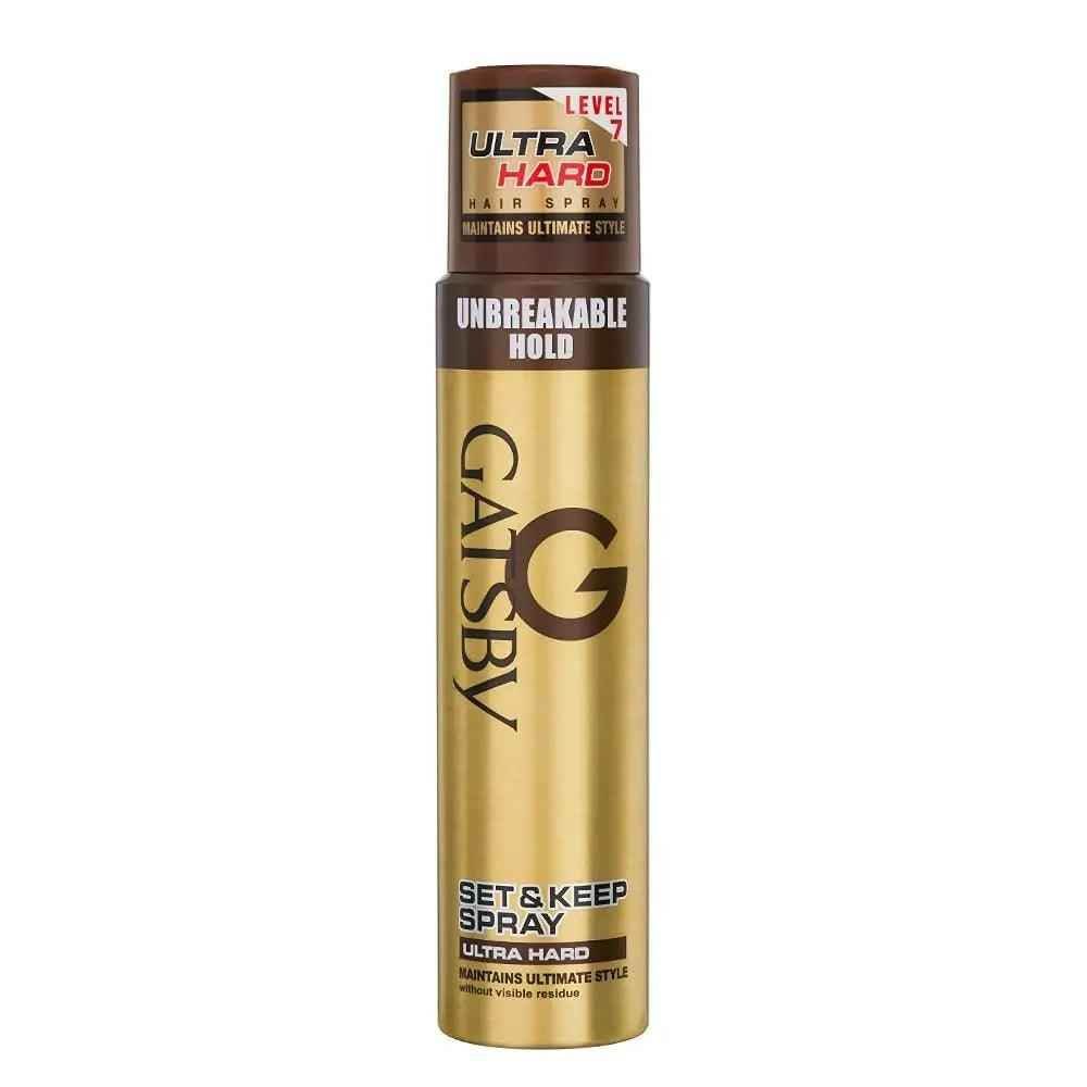 Gatsby Set & Keep Hair Spray - Extreme Hold | Long-Lasting Hair Locking Spray | 250ml
