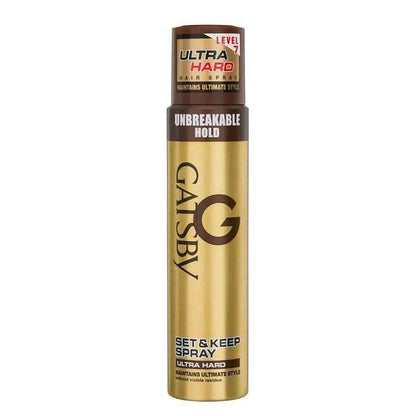 Gatsby Set & Keep Hair Spray - Extreme Hold | Long-Lasting Hair Locking Spray | 250ml