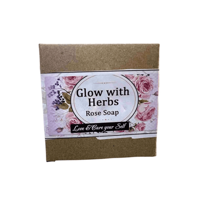 Glow with Herbs Rose Soap – Natural Skincare for Love & Self-Care
