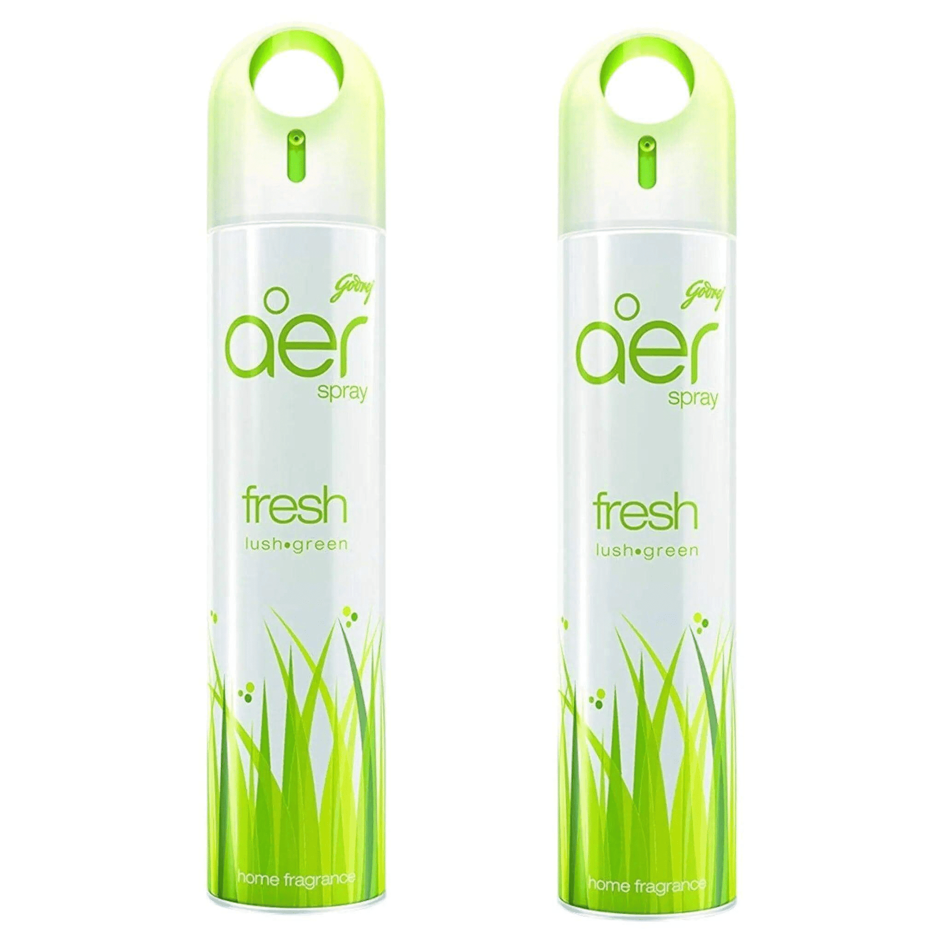 Godrej aer Home Air Freshener Spray - 220ml (Fresh Lush Green) | Room Freshener for Home & Office | Long-Lasting Freshness | Pack of 1
