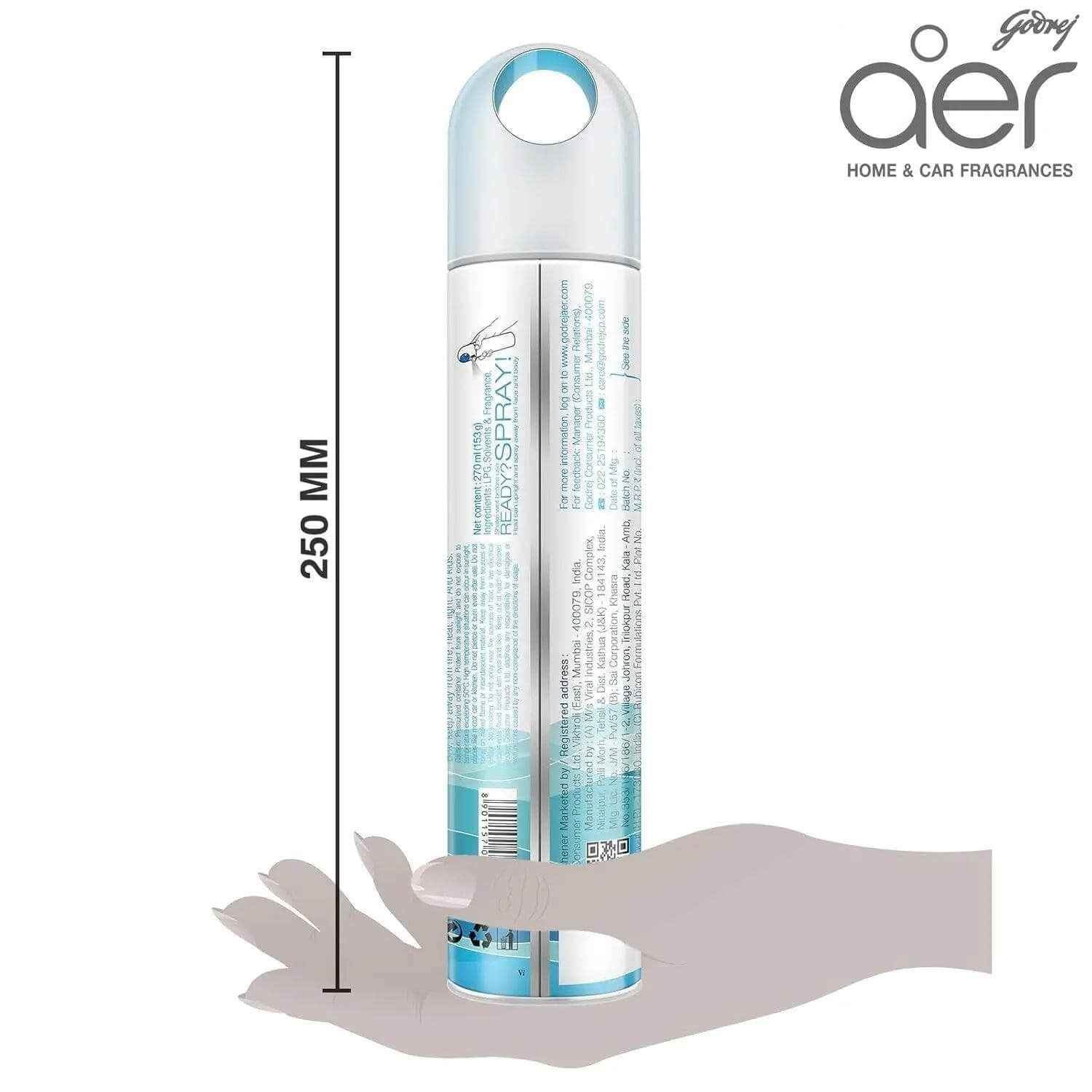 Godrej Aer Spray | Room Freshener for Home & Office - Cool Surf Blue