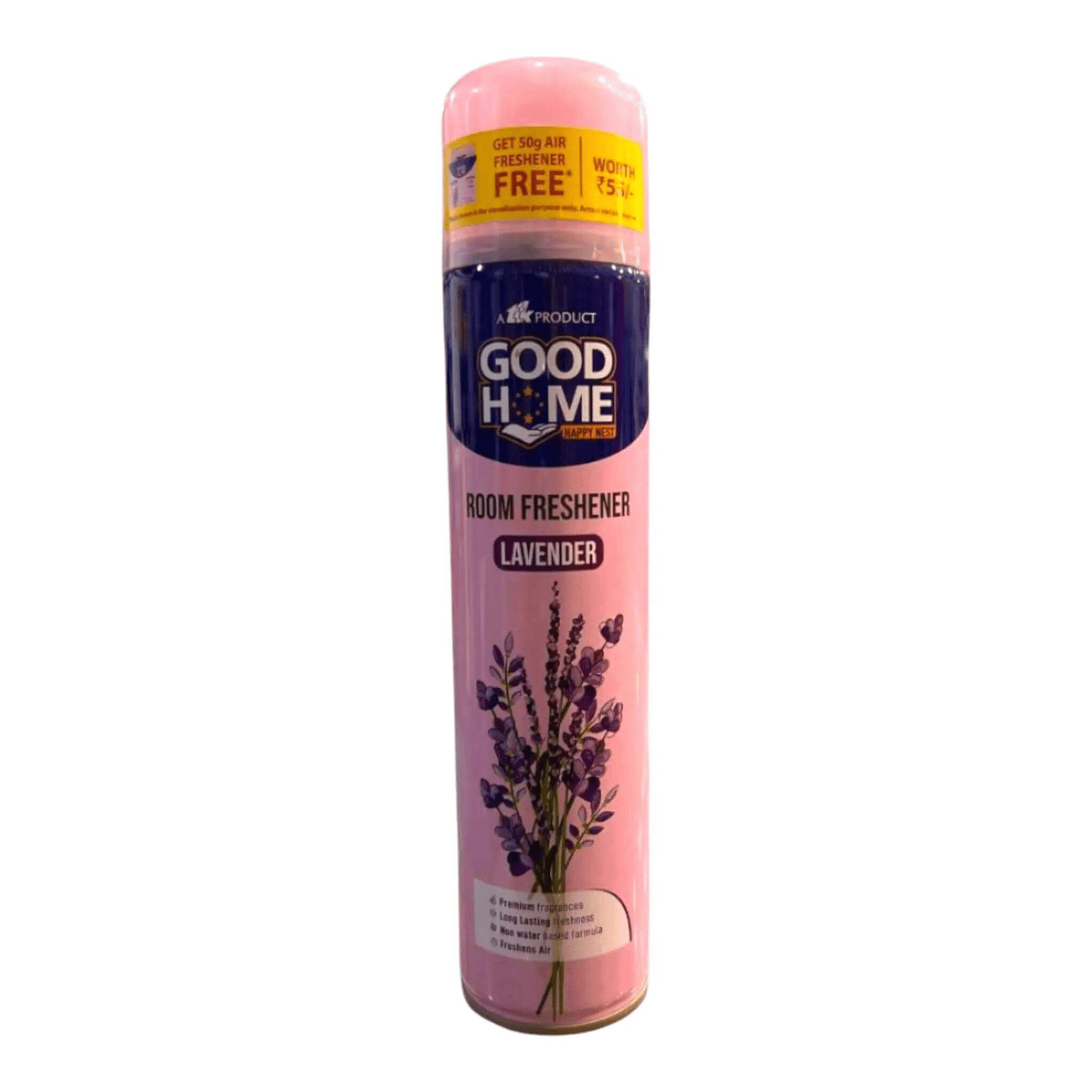 Good Home Room Freshener - Lavender 130g | Long-Lasting Lavender Fragrance | Odour Neutralizer for Home & Office | Air Freshener Spray