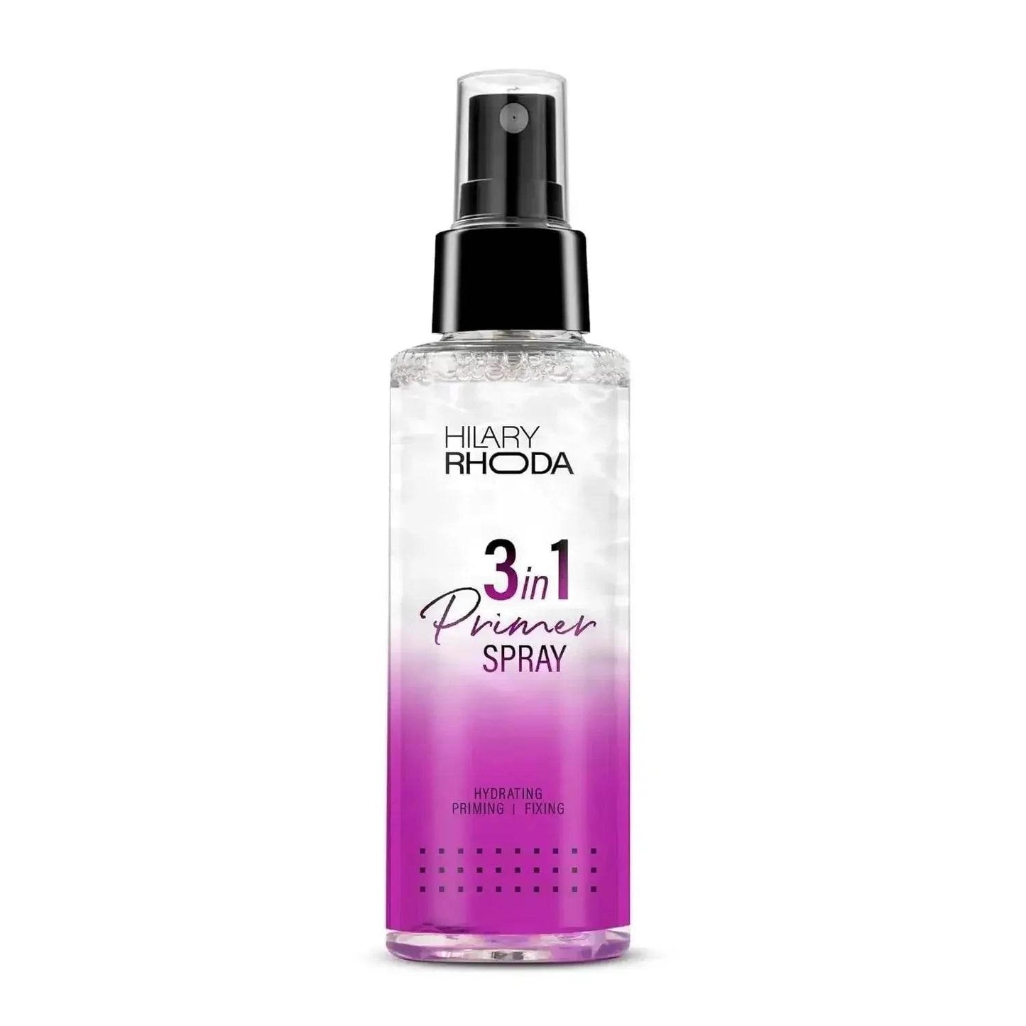 hilary rhoda 3-in-1 primer spray - water-based, setting spray, blurs pores, dewy finish, oil control, lasts all day, 120ml