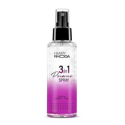 Hilary Rhoda 3-in-1 Primer Spray - Water-Based, Setting Spray, Blurs Pores, Dewy Finish, Oil Control, Lasts All Day, 120ml