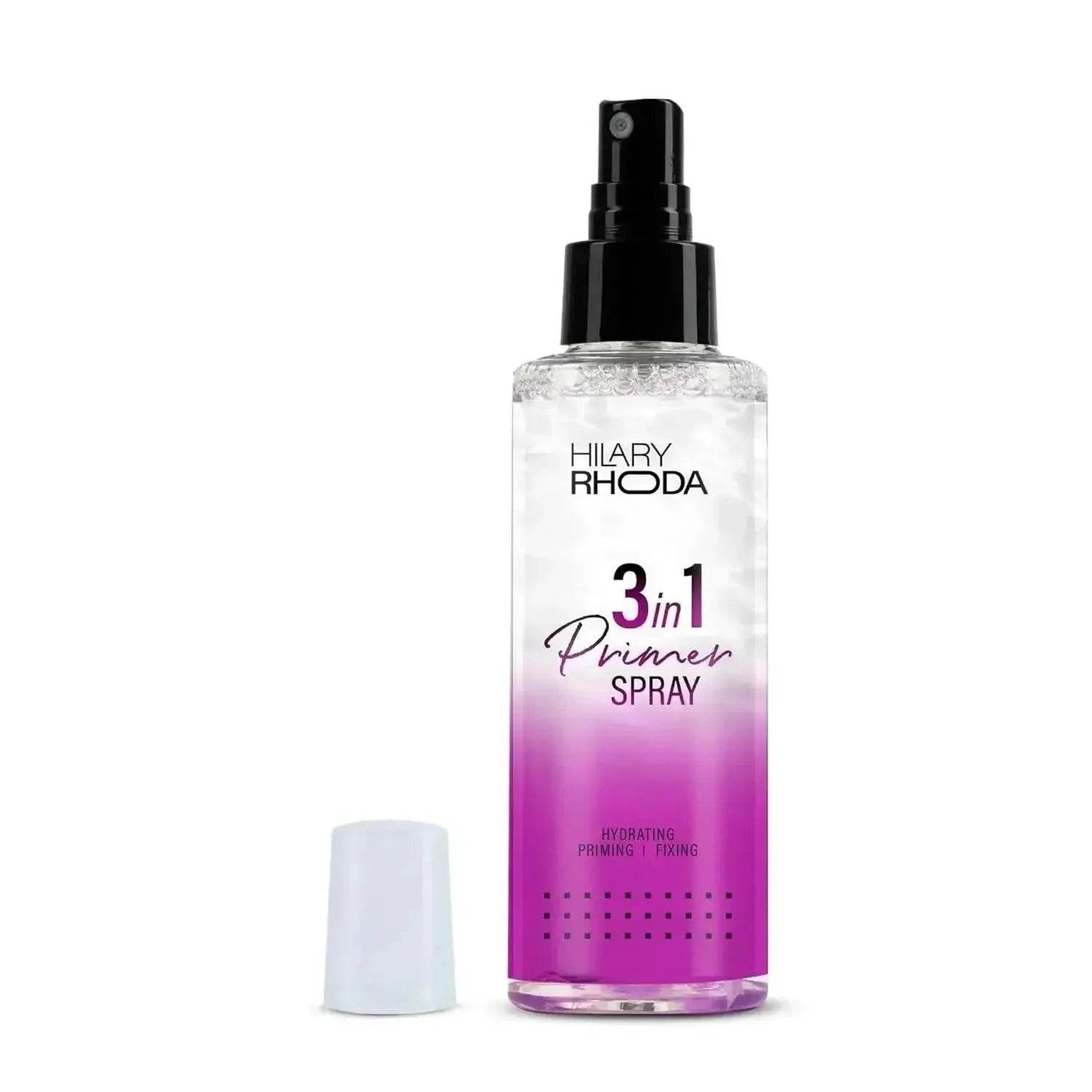 hilary rhoda 3-in-1 primer spray - water-based, setting spray, blurs pores, dewy finish, oil control, lasts all day, 120ml
