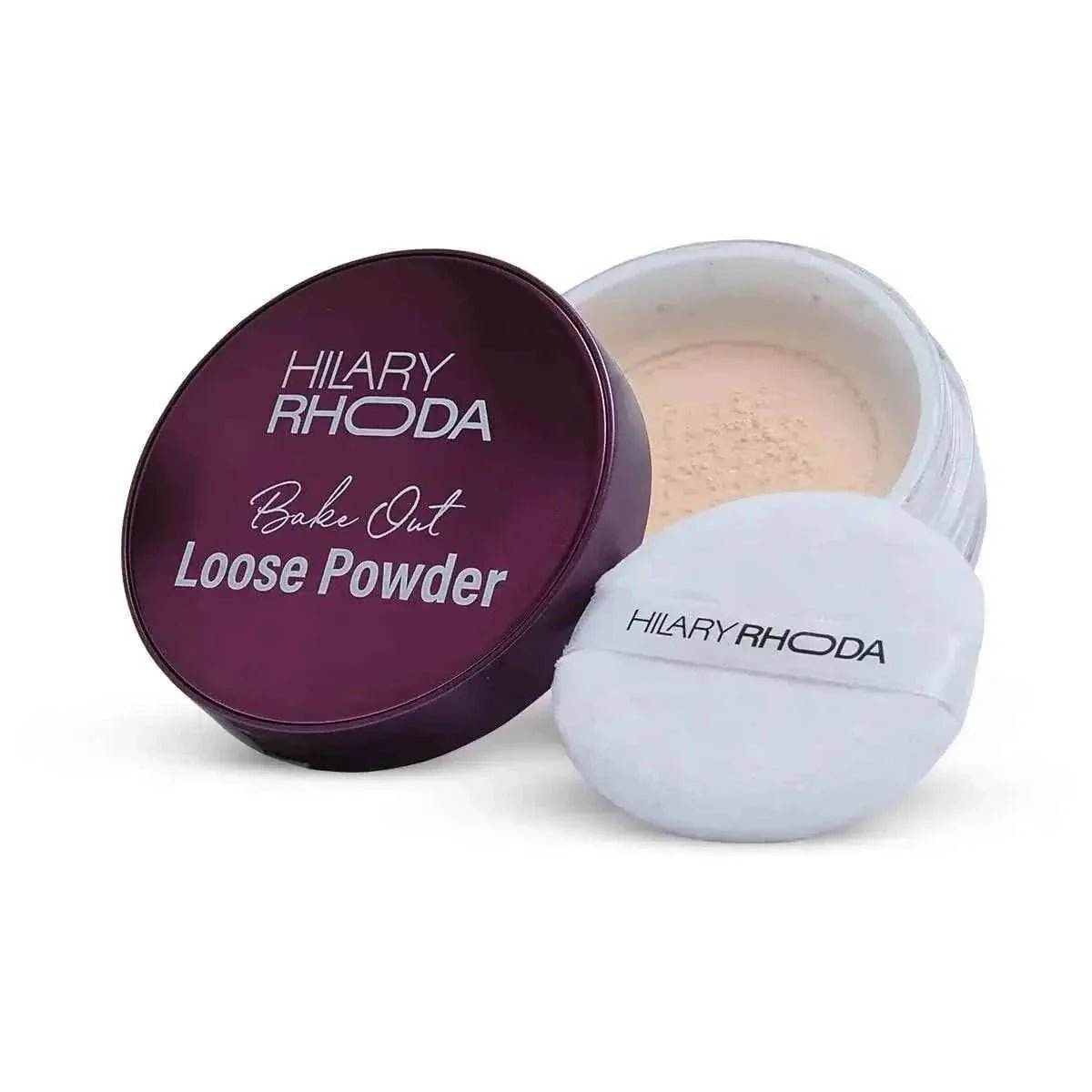 Hilary Rhoda Bake Out Loose Powder - Matte Finish & Lightweight, Oil Control, Hides Imperfections, 10g (Banana - Shade 02)