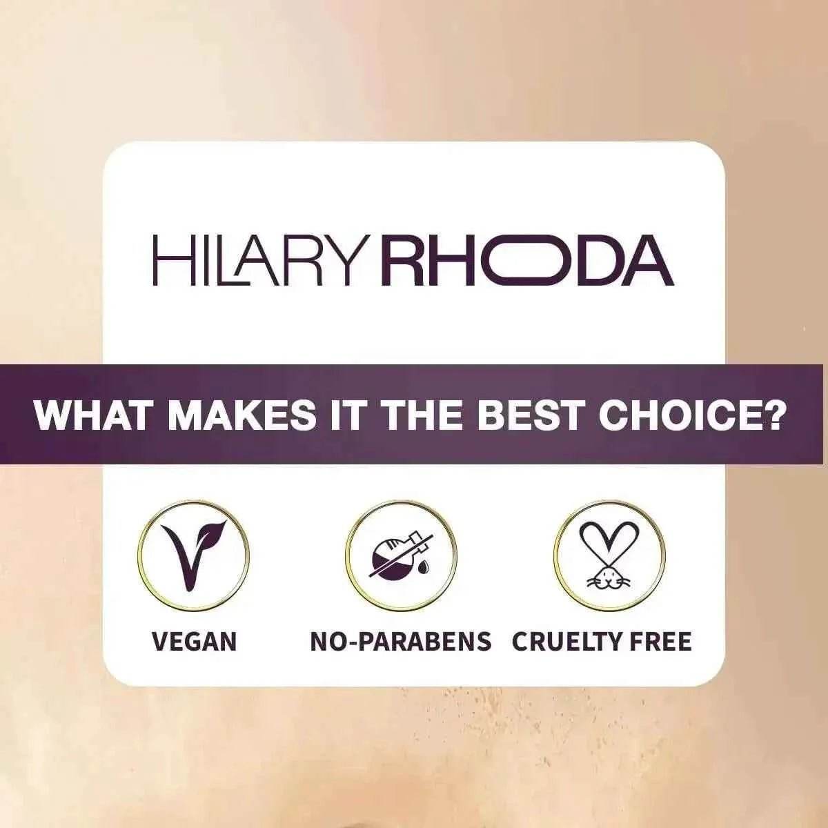 hilary rhoda bake out loose powder - matte finish & oil control, hides imperfections, 10g (translucent - shade 01)