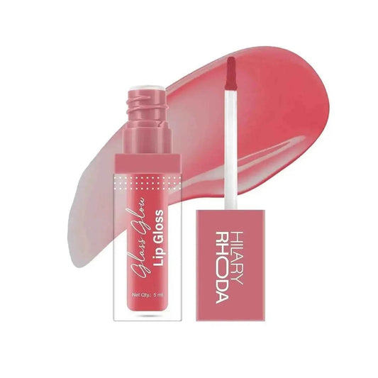 Hilary Rhoda Glass Glow Lip Gloss – Nourishing, Hydrating, High Shine, Juicy & Plump Lips, 5ml (Plumalicious)