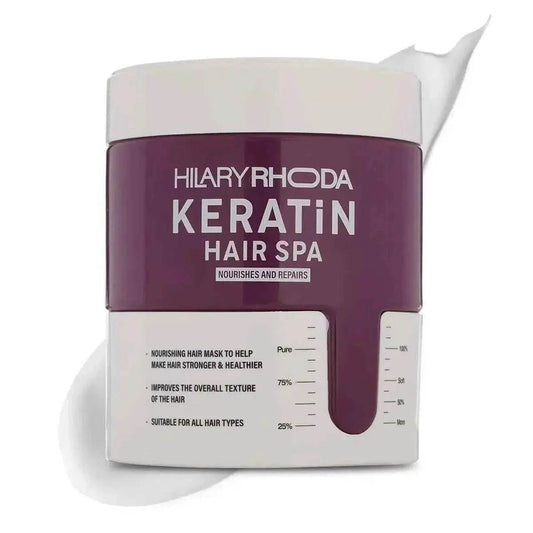 Hilary Rhoda Keratin Hair Spa - Deep Conditioning, Total Hair Repair, Strengthening & Smoothing, 1000ml (For All Hair Types)