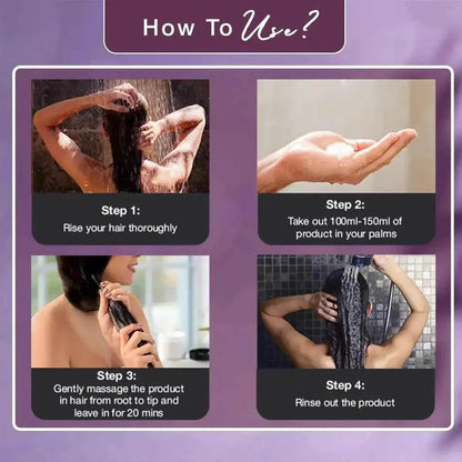 Hilary Rhoda Keratin Hair Spa - Deep Conditioning, Total Hair Repair, Strengthening & Smoothing, 1000ml (For All Hair Types)