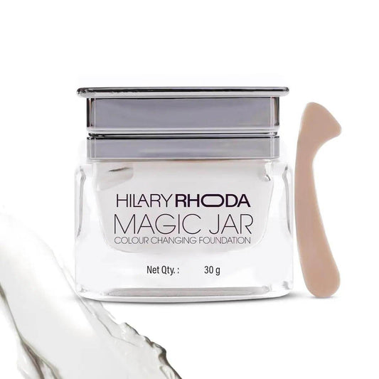 Hilary Rhoda Magic Jar Colour Changing Foundation - Buildable Coverage, Long-Lasting, Weightless, Cruelty-Free, Satin Finish, 30g