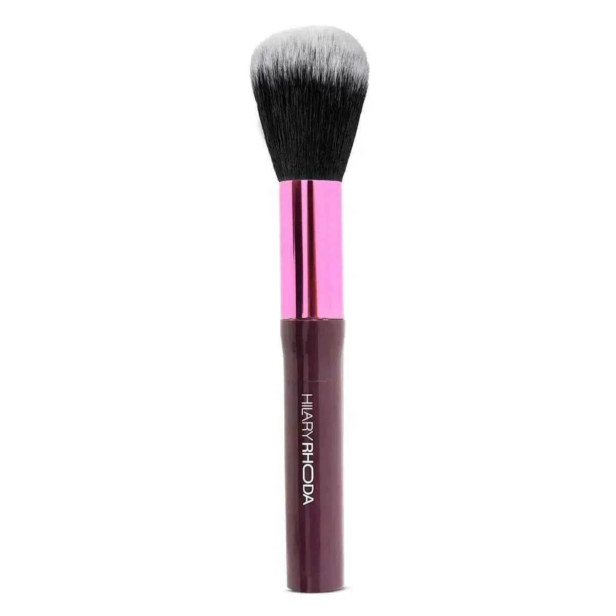 hilary rhoda one touch brush - soft bristle makeup brush for cream, liquid & powder foundation & blush, non-absorbing