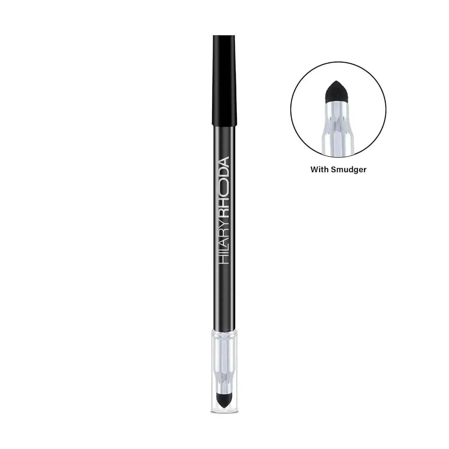 hilary rhoda play n blend gel eyeliner | one stroke application | highly pigmented, matte & shimmer finish | 2-in-1 smudger + eyeliner (black, shade 03) 1.5g