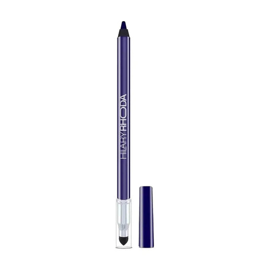 Hilary Rhoda Play n Blend Gel Eyeliner | One Stroke Application | Highly Pigmented, Matte & Shimmer Finish | 2-in-1 Smudger + Eyeliner (Dark Blue Topaz, Shade 05) 1.5g