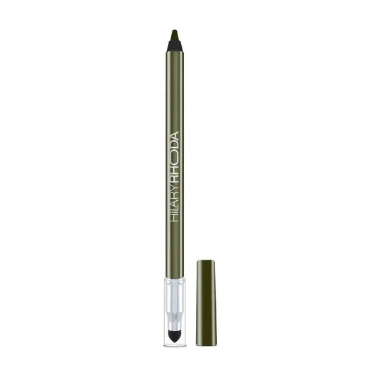 Hilary Rhoda Play n Blend Gel Eyeliner | One Stroke Application | Highly Pigmented, Matte & Shimmer Finish | 2-in-1 Smudger + Eyeliner (Olive Shimmer, Shade 02) 1.5g