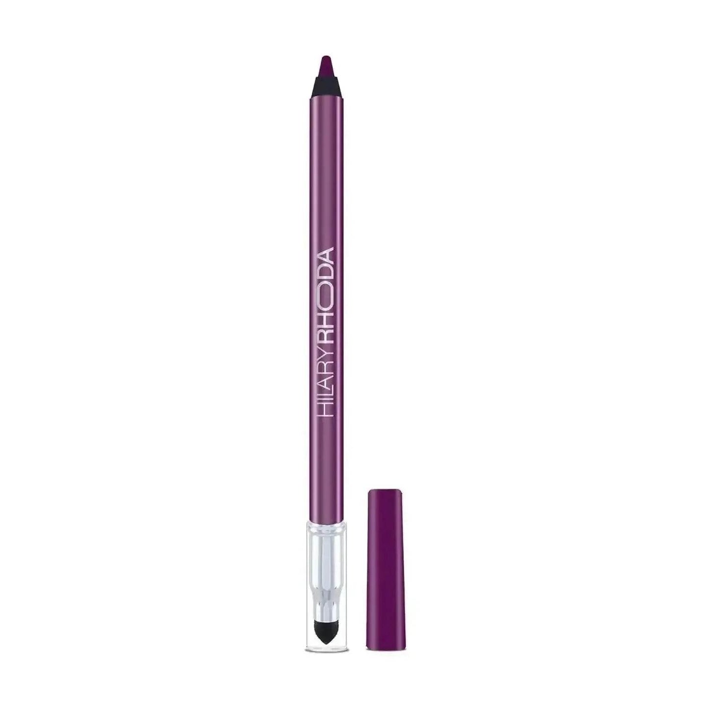 hilary rhoda play n blend gel eyeliner | one stroke application | highly pigmented, matte & shimmer finish | 2-in-1 smudger + eyeliner (purple drama, shade 12) 1.5g
