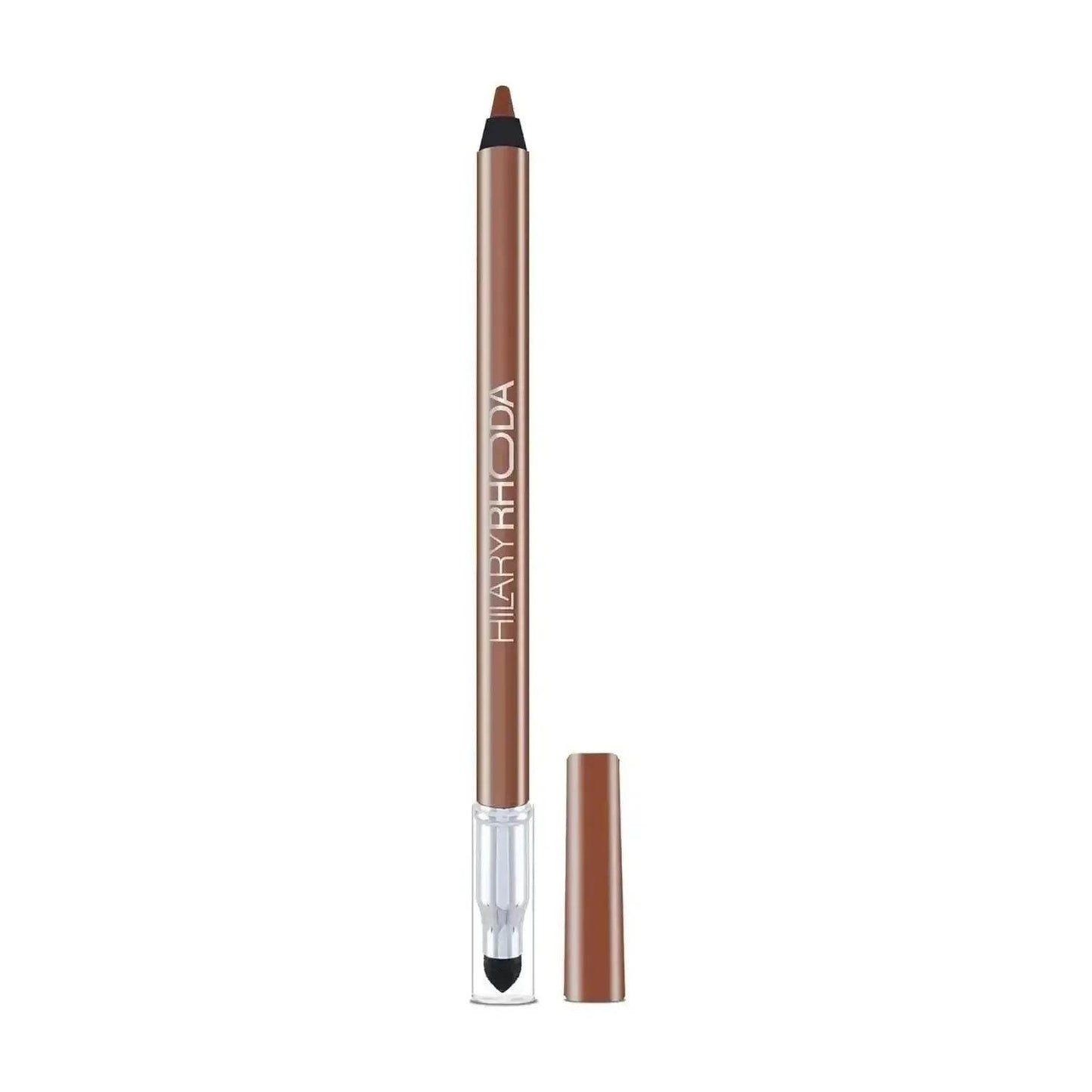 hilary rhoda play n blend gel eyeliner | one stroke application | highly pigmented, matte & shimmer finish | 2-in-1 smudger + eyeliner (shimmer brown, shade 11) 1.5g