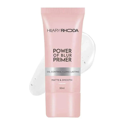 Hilary Rhoda Power of Blur Primer - Lightweight, Silicone-Based, Matte Finish, Oil-Control, Infused with Vitamins A & E, Waterproof, 30ml