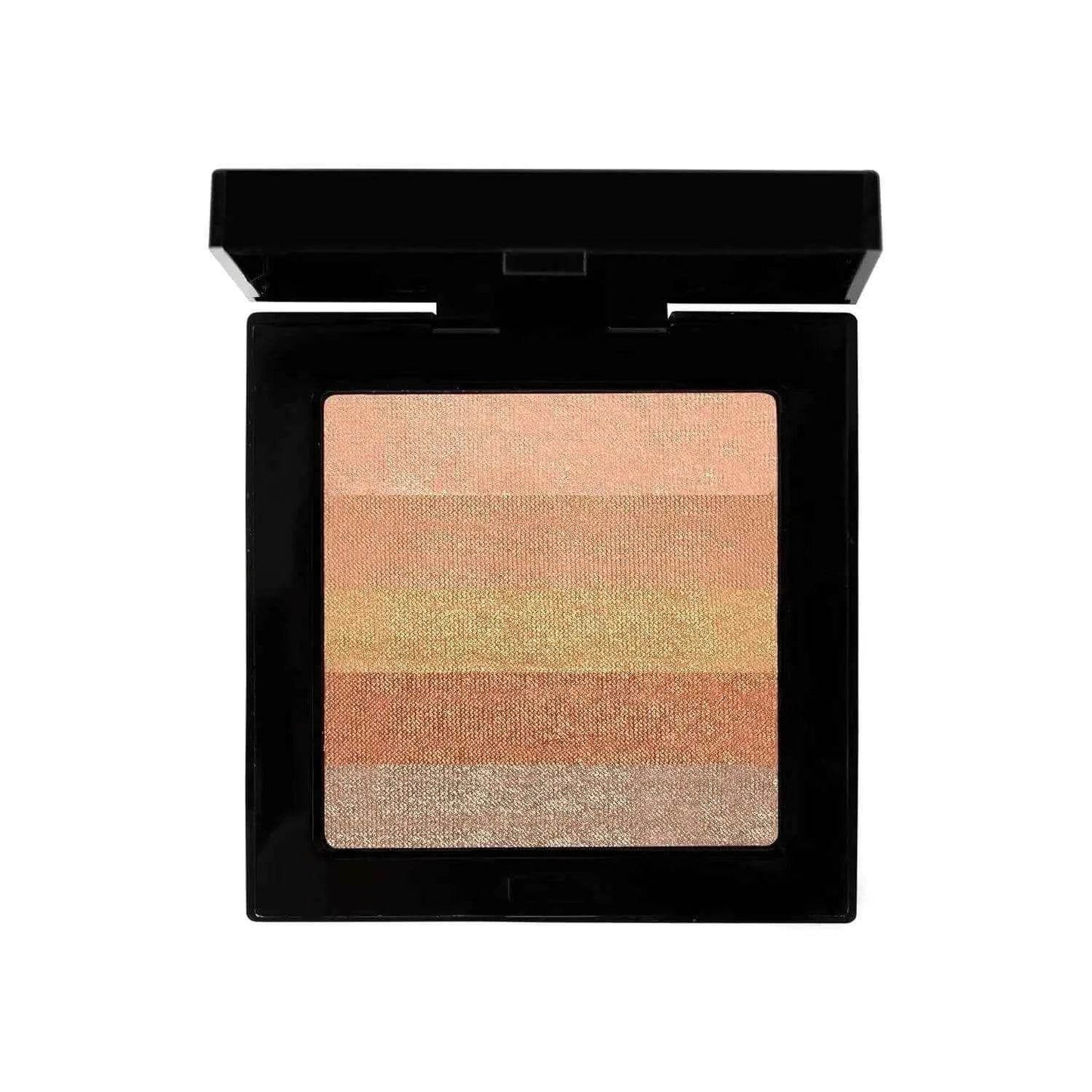 hilary rhoda shimmer bricks highlighter palette - bronzers, highlighters & blushes, highly pigmented, long-lasting glow (shade 01, 8.1g)