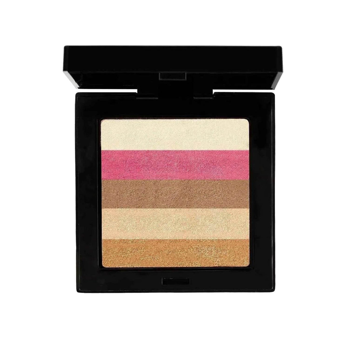 hilary rhoda shimmer bricks highlighter palette - bronzers, highlighters & blushes, highly pigmented, long-lasting glow (shade 03, 8.1g)