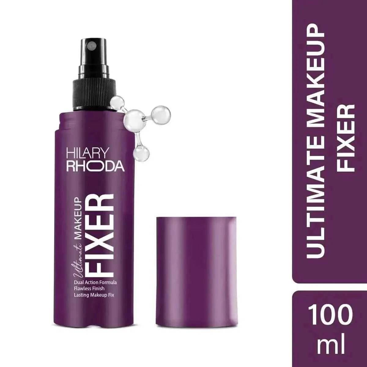 hilary rhoda ultimate makeup fixer - niacinamide & hyaluronic acid infused, hydrates & refreshes, dual action setting spray, 100ml