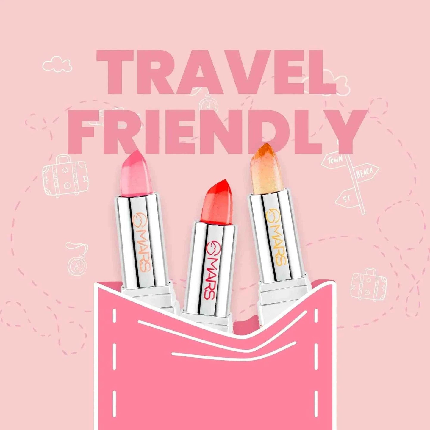 hydra tint color changing lipstick – ph-activated lip balm | moisturizing tint | long-lasting natural pink glow | temperature reactive formula