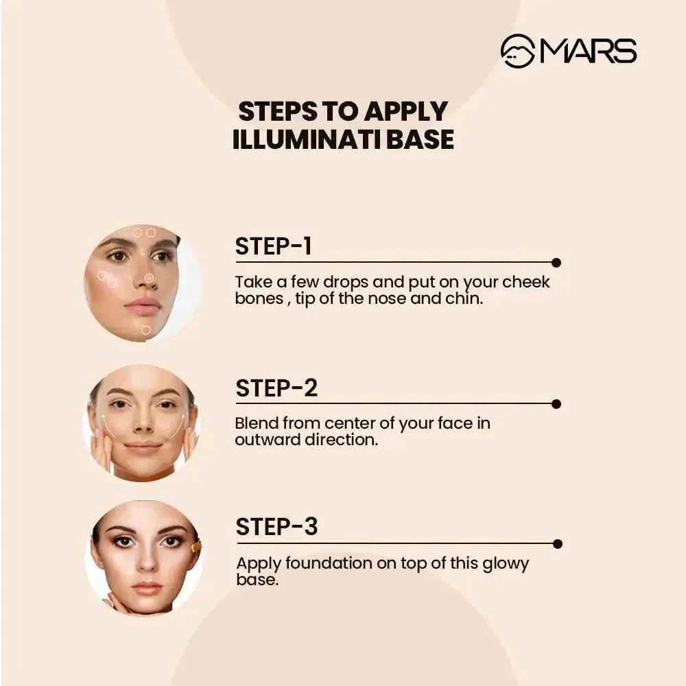 illuminati strobe cream | illuminating makeup base for glowing skin – 45ml