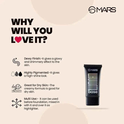 Illuminati Strobe Cream | Illuminating Makeup Base for Glowing Skin – 45ml