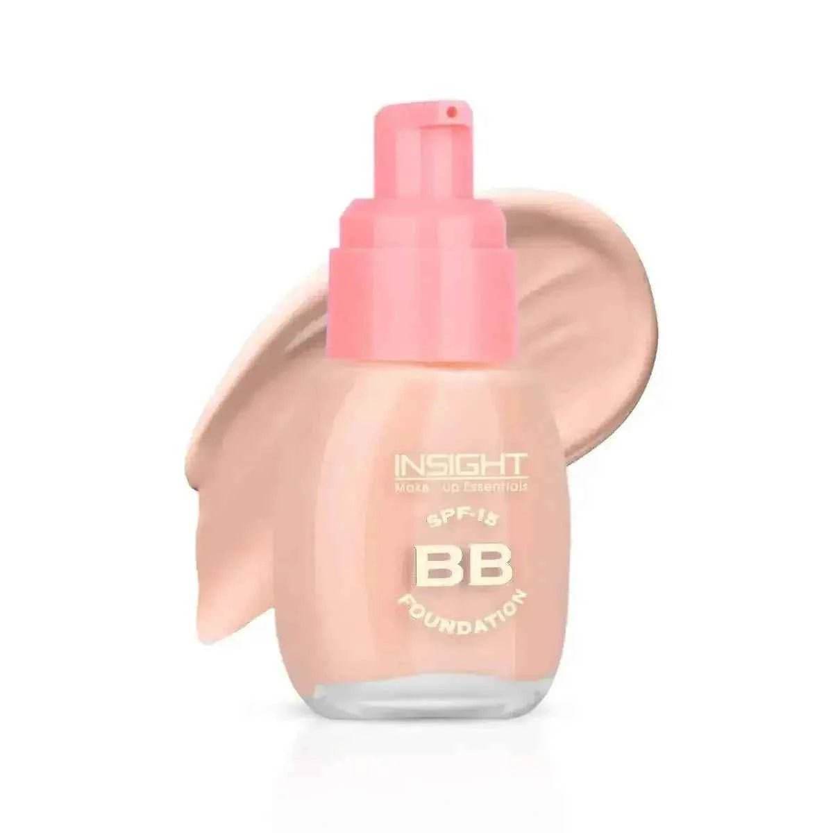 insight bb foundation - rosy glow, 30ml | lightweight, medium coverage for all skin types
