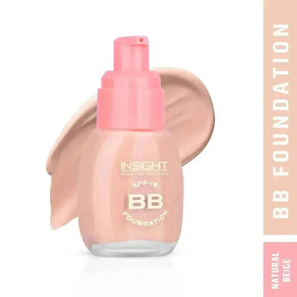 INSIGHT BB Medium Coverage Foundation - Natural Beige, 30ml | Suitable for All Skin Types