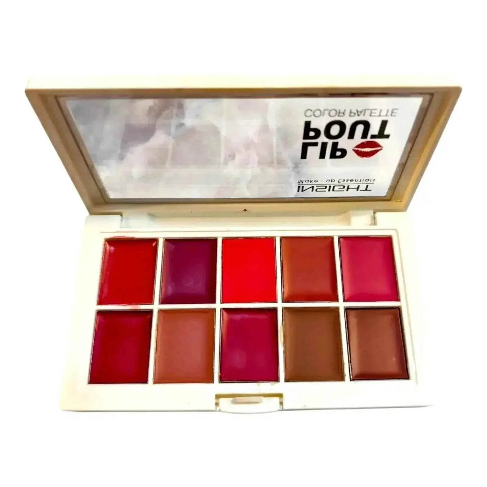 Insight Lip Pout Color Palette Volume 01 | Creamy, Highly Pigmented & Long-Lasting