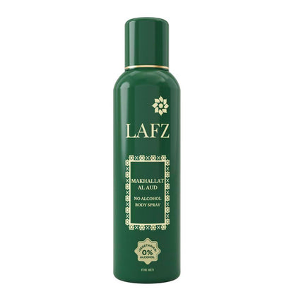 LAFZ Makhallat Al Aud No Alcohol Deodorant Body Spray - 150ml, For Men