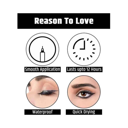 Liner Express Eyepen - Shiny Black | Precision Tip, Smudge-Proof, Long-Lasting