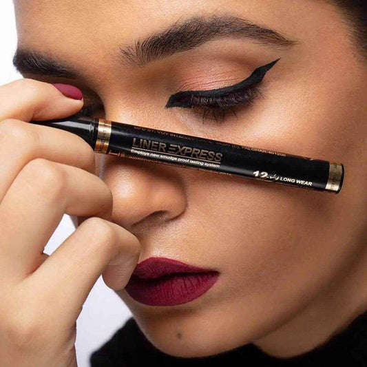 Liner Express Eyepen - Shiny Black | Precision Tip, Smudge-Proof, Long-Lasting